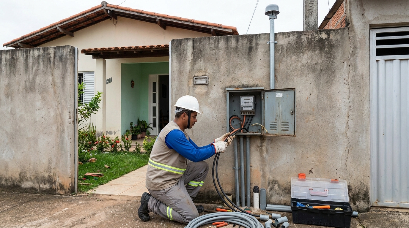 Instalacao de padrao de energia em Jundiaí‑SP